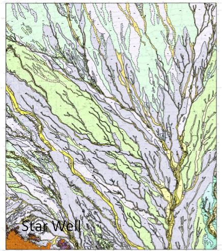 Star Well Geologic map