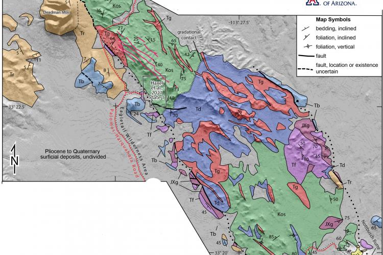 Cemetery Ridge geologic map