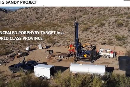 Big Sandy copper drill site